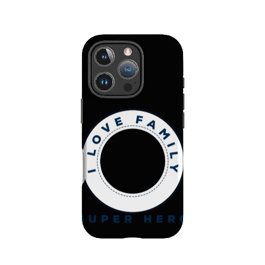 I Love Family IPhone Cases