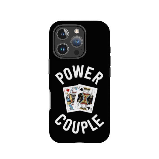 Gifts For Card Players Women Power Couple King IPhone Cases