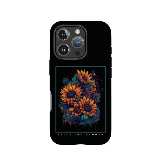 Psychedelic Sunflowers Garden Nature Lover Gift IPhone Cases
