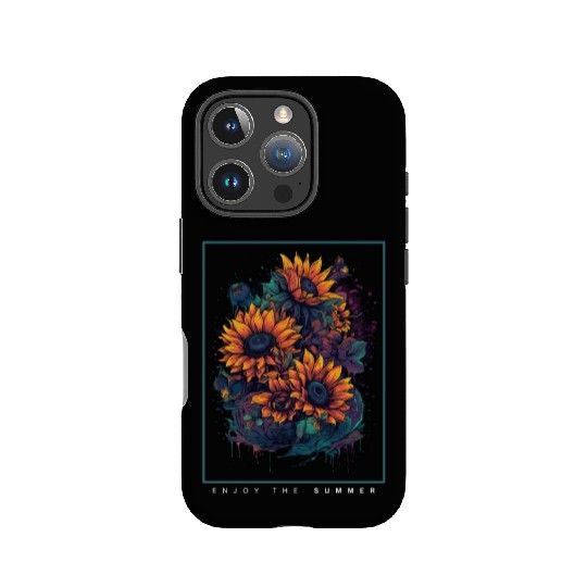 Psychedelic Sunflowers Garden Nature Lover Gift IPhone Cases