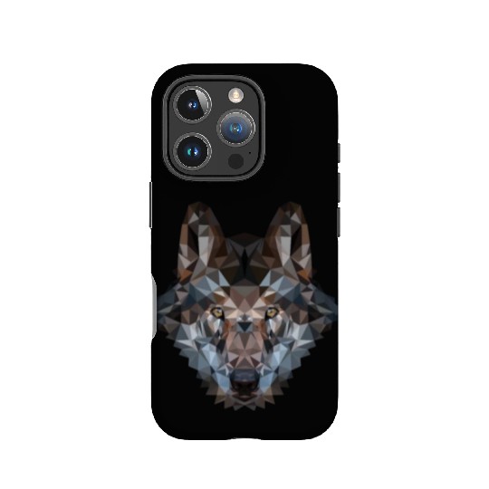 Wolves | Polygon Wolf Head | Low Poly Werewolf IPhone Cases