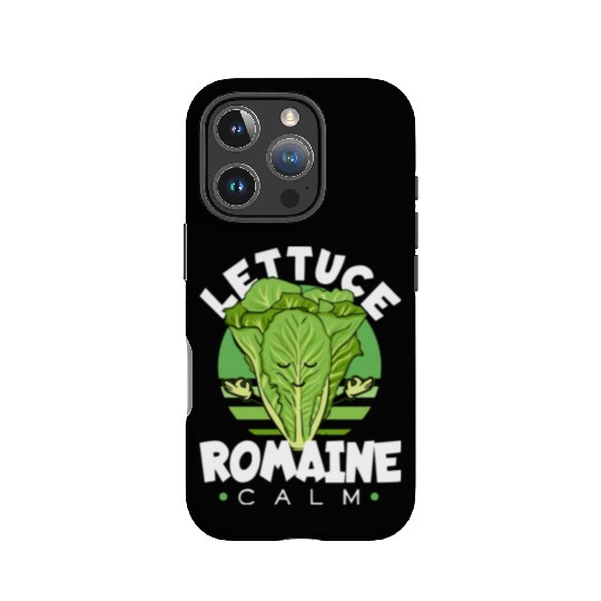 Lettuce Romaine Calm Mindfulness Vegan Yoga Lover IPhone Cases