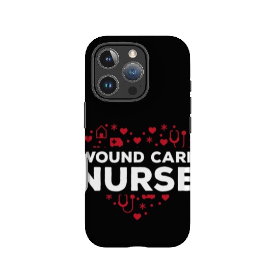Great Wound Care Nurse Heart Outfit RN Nursing IPhone Cases