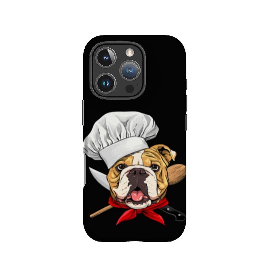 American Bulldog Chef Dog Cooking Baking Lover 480 IPhone Cases