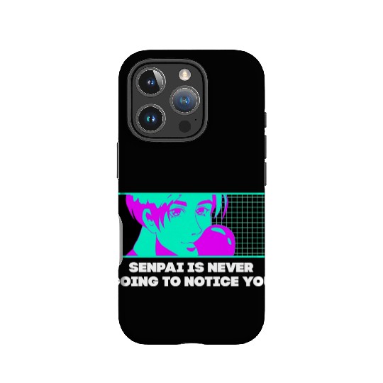 Senpai Is Never Going to Notice You Anime Funny Ma IPhone Cases