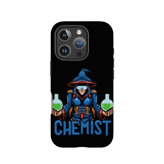 Funny science chemist elements chemists wizard lab IPhone Cases