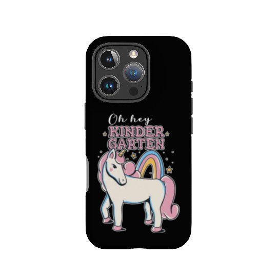 Rainbow and Unicorn Kindergarten Teacher IPhone Cases