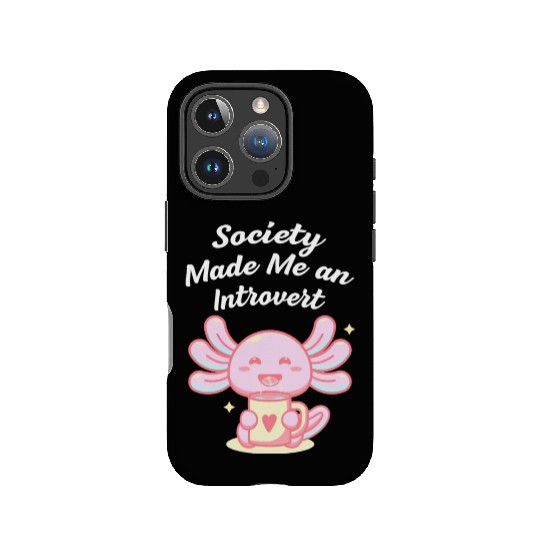 Handcrafted by Society Introvert Sayings Antisocia IPhone Cases