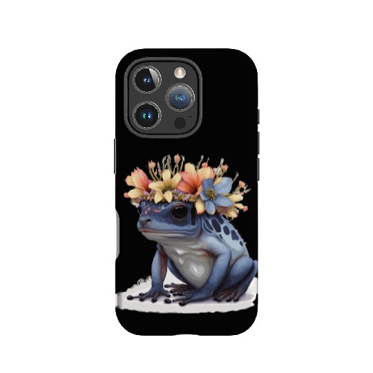Cute Poison Dart Frog Flower Crown Amphibian Lover IPhone Cases