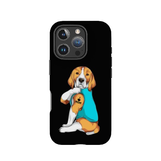 Beagle I Love Mom Apparel Dog Mom Gifts Womens T IPhone Cases