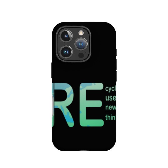 Earth Day, Recycle Reuse Renew Rethink Design IPhone Cases