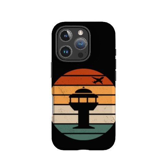 Retro Air Traffic Control Tower IPhone Cases