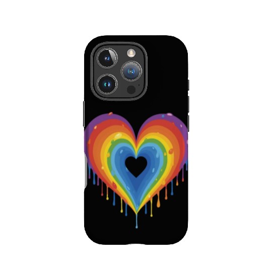 Embrace LGBT Pride: Rainbow Heart, Gay, Lesbian, IPhone Cases