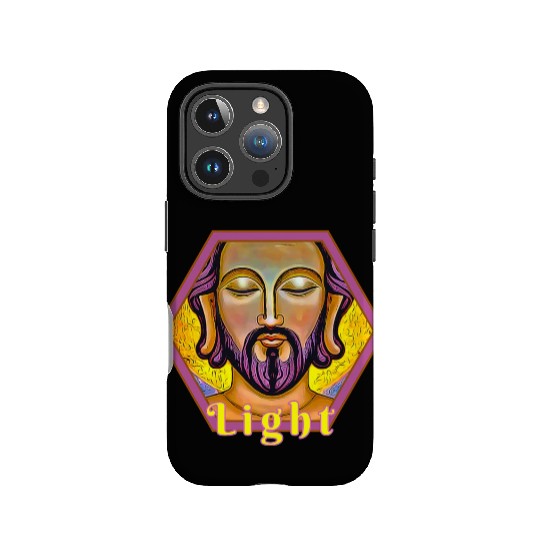LIGHT Jesus as Buddha IPhone Cases