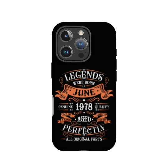 June 1978 anniversary June 1978 June IPhone Cases