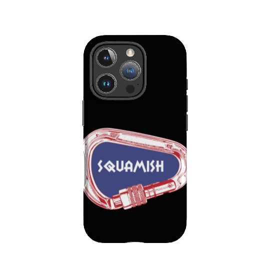 Squamish Rock Climbing Carabiner IPhone Cases