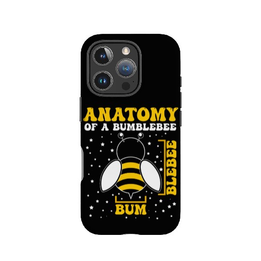 Anatomy of a Bumblebee Bee Lover Gift IPhone Cases