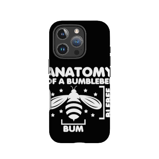 Anatomy of a Bumblebee Bee Lover Gift IPhone Cases