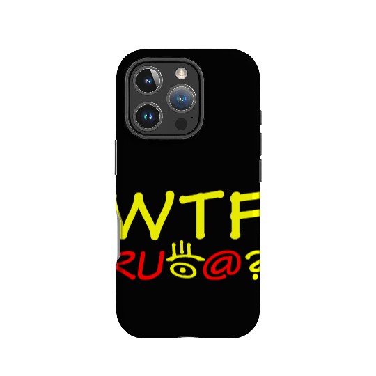 WTF are you looking at? IPhone Cases