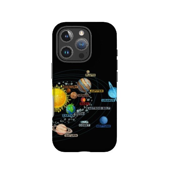Solar System Planets Astronomy Space Science Girls IPhone Cases