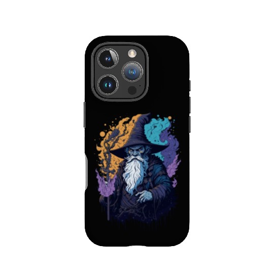 black wizard IPhone Cases