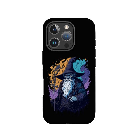 black wizard IPhone Cases