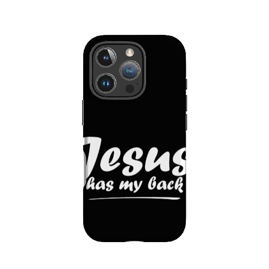 Jesus Has My Back IPhone Cases