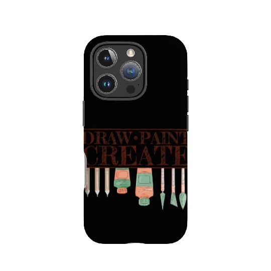 Draw Paint Create For Art Teacher Painter IPhone Cases