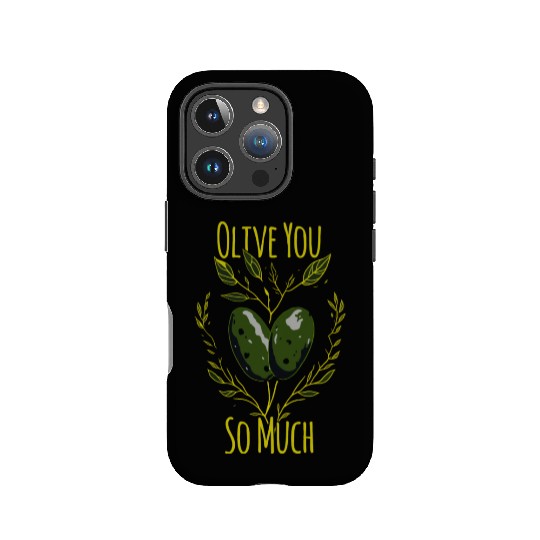 Olive Love Pun Olive Oil I Love You IPhone Cases
