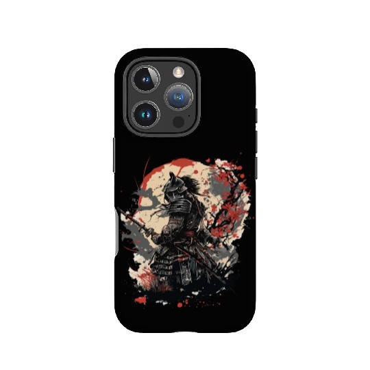 Samurai Warrior with Katana IPhone Cases