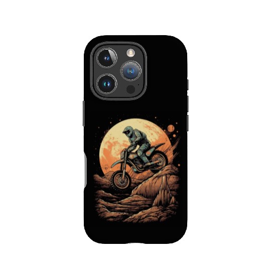Dirt Bike Moon Motocross Motorcycle Riding Biker IPhone Cases