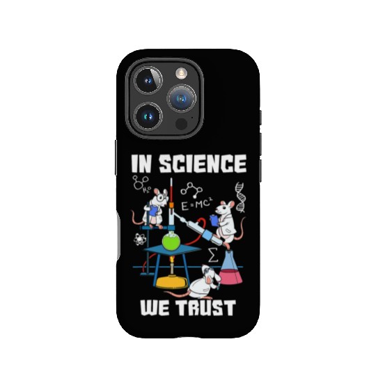 Funny In Science We Trust Laboratory Chemicals IPhone Cases