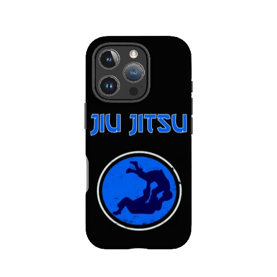 Jiu Jitsu Jiu Jitsu Bjj Mma Blue Dot IPhone Cases