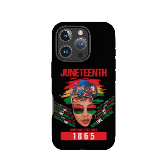 Juneteenth Honoring the Struggle Embracing Freedom IPhone Cases