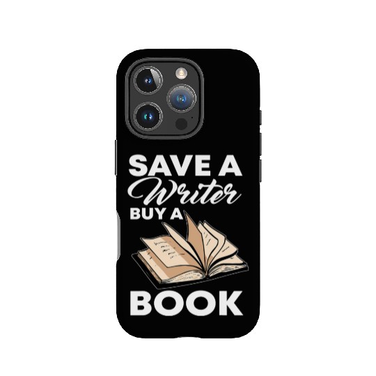 Save A Writer Author Novelist Wordsmith Nove IPhone Cases