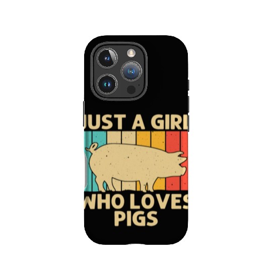 Funny Pig For Girls Kid Bacon Animal Lover Swine IPhone Cases