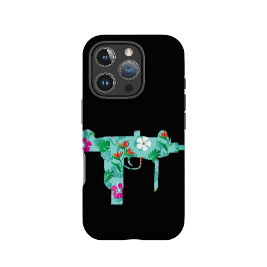 Tropical Gun Lover Firearm Beach Hawaiian IPhone Cases