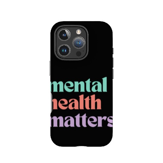 Mental Health Matters | Retro Quote Peach Candy IPhone Cases