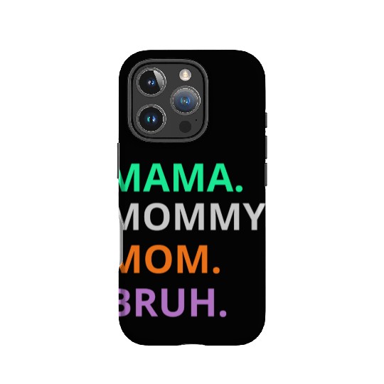 vintage international women's day mama,mommy;bruh IPhone Cases