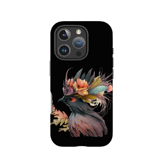 Cute Bird Of Paradise Bird Flower Crown Pet Birds IPhone Cases
