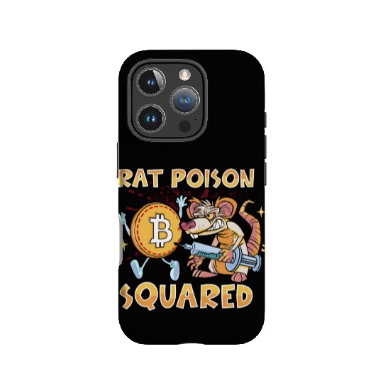 Rat Poison Squared funny IPhone Cases