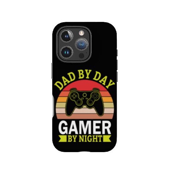 Dad by day gamer by night IPhone Cases