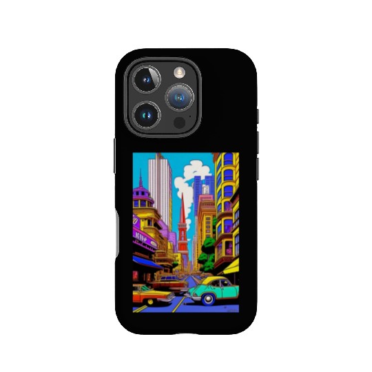 "Maximalist Chaos: chaotic stunning San Francisco IPhone Cases