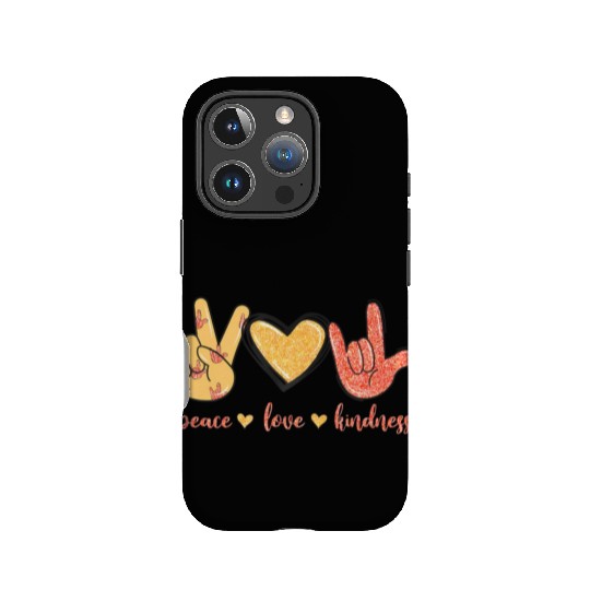 Peace Love Kindness I Love You Sign Language Anti IPhone Cases