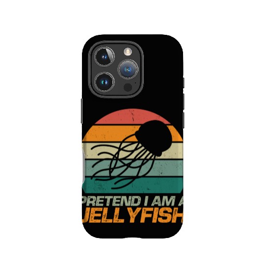 Retro Pretend I m A Jellyfish Ocean Lover Vintage IPhone Cases