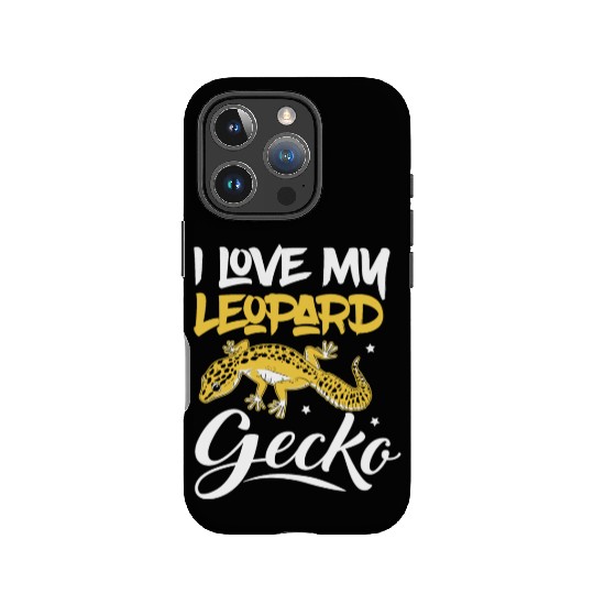 I Love My Leopard Gecko Reptile Lizard Lover IPhone Cases