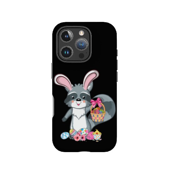 Raccoon Bunny Ears Easter Eggs For IPhone Cases