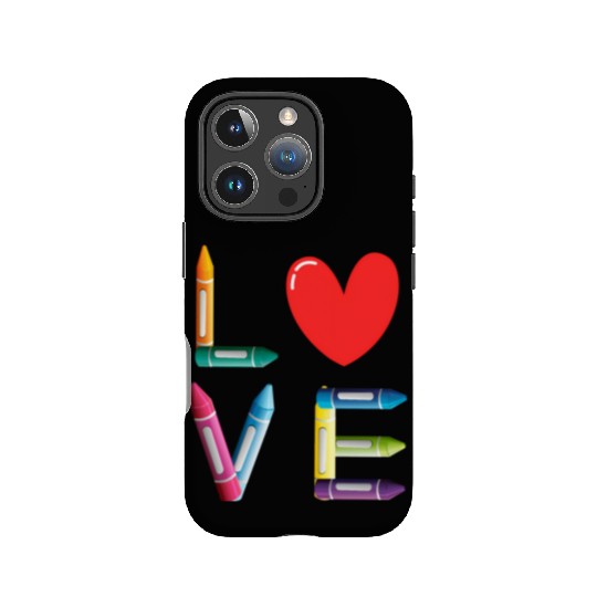 Pre-K Teacher Preschool Day Love Teachers Crayon IPhone Cases
