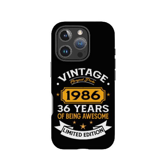 36Th 1986 For And 36 IPhone Cases
