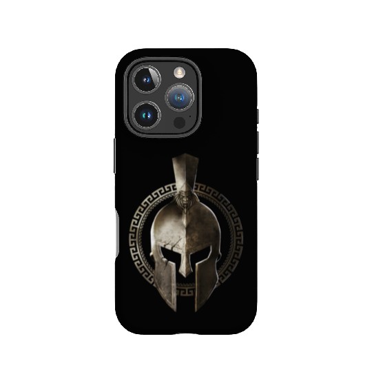 Spartan Helmet Warrior Gladiator Workout Sparta Gr IPhone Cases